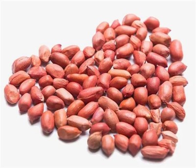 Färska stora råa jordnötter