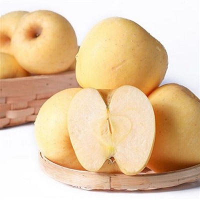 Gult genomskinligt äpple